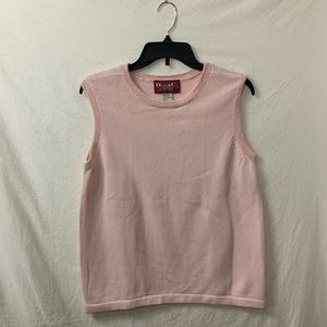 Denim and Co baby pink tank top